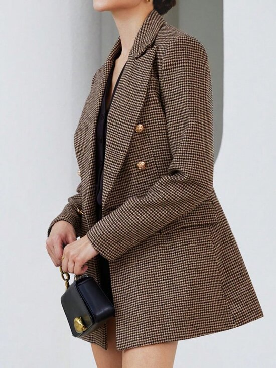 Jackets & Blazers - Multicolor Elegant Women's Blazer Jacket